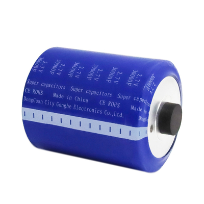 Hybrid Super Capacitor 2.7 V 3000f قابل حمل نوع شعاعی سطحی