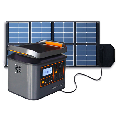 نیروگاه خورشیدی قابل حمل 500W 1000W کاربردی برای کمپینگ