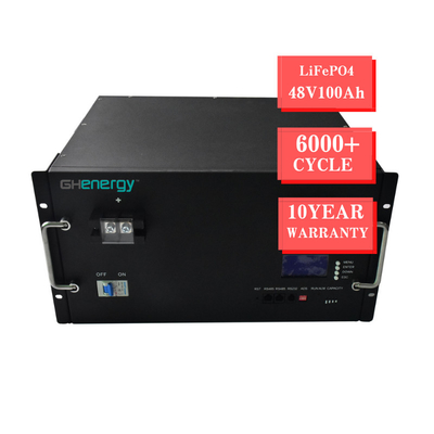 باتری 200Ah 48 ولت LiFePO4 لیتیوم دیواری 6000 چرخه برای خانه
