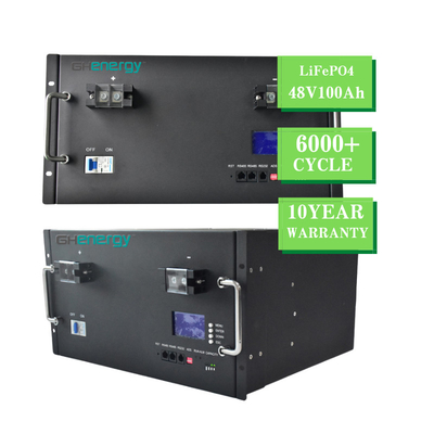 باتری 200Ah 48 ولت LiFePO4 لیتیوم دیواری 6000 چرخه برای خانه