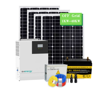 MPPT 1500W سیستم های برق خورشیدی مسکونی قابل تجدید عملی