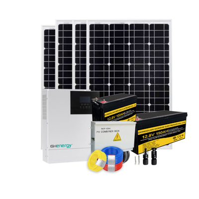 MPPT 1500W سیستم های برق خورشیدی مسکونی قابل تجدید عملی