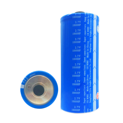 دو لایه برقی فاراد خازن باتری 2.7V 100000F برای سیستم انرژی خانه