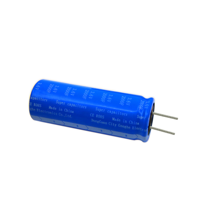 باتری خازن های فاراد دو لایه شعاعی برقی 3.6v 2000f