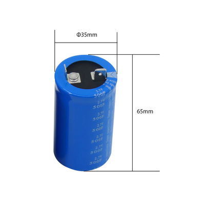 سوپر خازن ها 2.7 ولت 500 فاراد تعویض باتری ها از طریق سوراخ