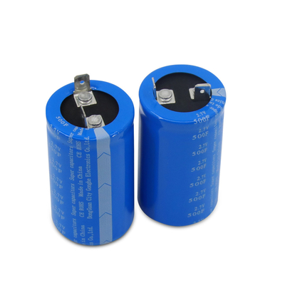 تعویض باتری های RoHS Snap In Supercapacitor Cell 2.7 Volt 500 Farad