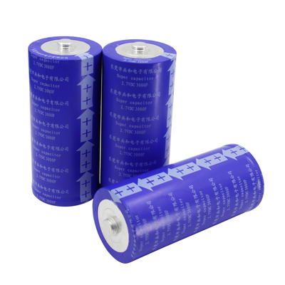 باتری سوپر خازن 60x136mm 2.7V 3000F بدون انفجار عملی